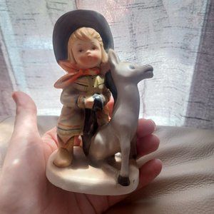 Vintage Namco Boy With Donkey Figure